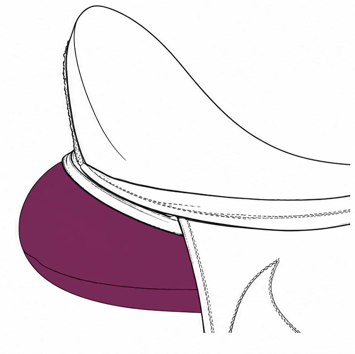 High +1,5 cm
